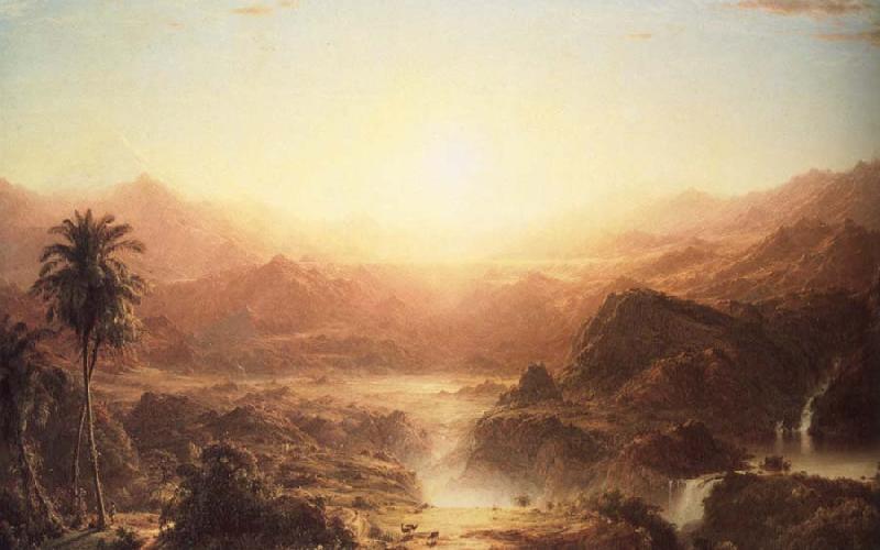 Frederic Edwin Church The andes of Ecuador oil painting image